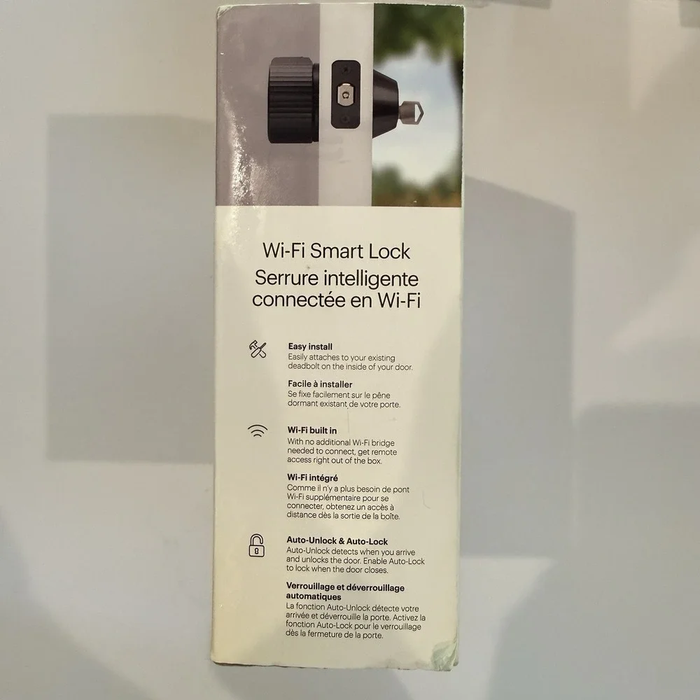 Yale August Wi-Fi Smart Lock + Smart Keypad Bundle Matte Black AUG-SL05-K02 NEW